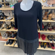 Load image into Gallery viewer, Dex pleather bottom dress NWT L
