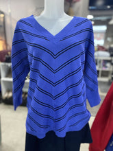 Load image into Gallery viewer, Talbots chevron print sweater XL