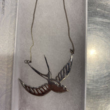 Load image into Gallery viewer, .925 Mimi + Marge swallow necklace
