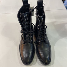 Load image into Gallery viewer, Zara studded tongue leather boots NWT 6