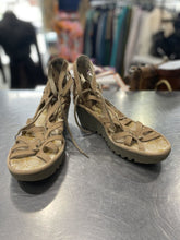 Load image into Gallery viewer, Fly London lace up wedge sandals 37