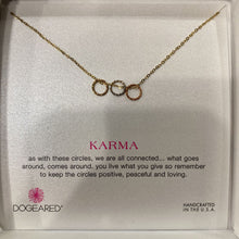 Load image into Gallery viewer, Dogeared 3 circle Karma necklace