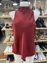 Load image into Gallery viewer, Rachel Rachel Roy high neck satiny top S