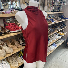 Load image into Gallery viewer, Rachel Rachel Roy high neck satiny top S