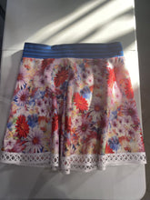 Load image into Gallery viewer, Higuille,Fil et Fille floral/striped pull on skirt L