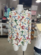 Load image into Gallery viewer, Maeve silk bird top 10