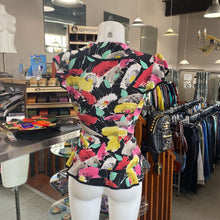 Load image into Gallery viewer, Nanette Lepore floral wrap silk top 8