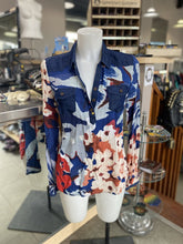 Load image into Gallery viewer, Desigual denim trim floral top S