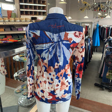 Load image into Gallery viewer, Desigual denim trim floral top S