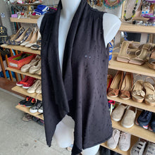 Load image into Gallery viewer, Neon Buddha "holes" knit open vest S