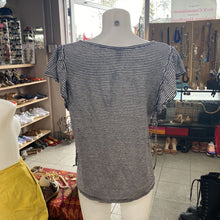 Load image into Gallery viewer, Tristan linen striped top M