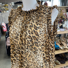 Load image into Gallery viewer, Belle Vere sheer animal print top L