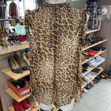 Load image into Gallery viewer, Belle Vere sheer animal print top L