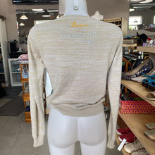 Load image into Gallery viewer, Desigual metallic fibre sequin print light knit sweater S