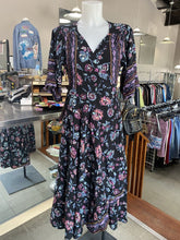 Load image into Gallery viewer, Chai multi print wrap dress L