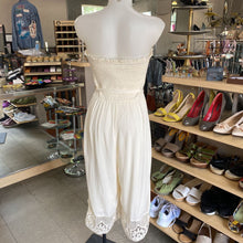 Load image into Gallery viewer, American Eagle smocked crop jumpsuit NWT M