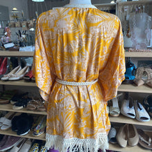 Load image into Gallery viewer, Violet Sky rope tie top/cover up NWT S