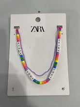 Load image into Gallery viewer, Zara "Love/Amore" beaded necklace NWT