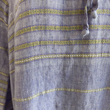 Load image into Gallery viewer, Flax Striped tunic dress L