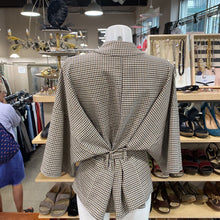 Load image into Gallery viewer, Annie 50 houndstooth tie blazer XL