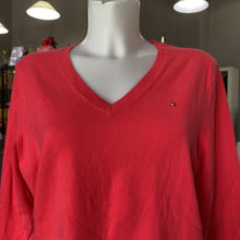 Load image into Gallery viewer, Tommy Hilfiger thin v-neck sweater XXL