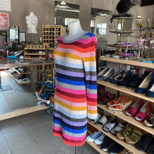 Load image into Gallery viewer, Gap merino wool blend striped sweater dress NWT MP