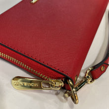 Load image into Gallery viewer, Michael Kors Saffiano full zip wallet