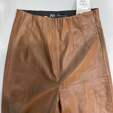 Load image into Gallery viewer, Zara pleather skinny pants XS NWT