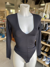 Load image into Gallery viewer, Babaton deep vneck bodysuit XS