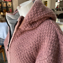 Load image into Gallery viewer, Laundromat fleece lined wool cardi/jacket L