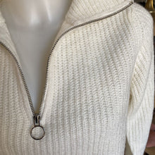 Load image into Gallery viewer, Gap wool/alpaca/blend zip sweater S
