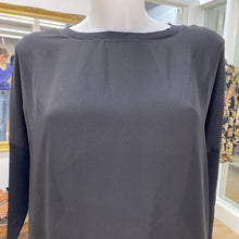 Load image into Gallery viewer, Melanie Lyne ribbed sleeves sheer top NWT 4