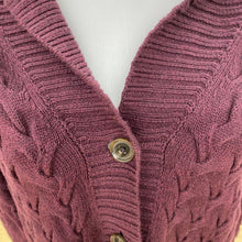 Load image into Gallery viewer, Lands End thick cable knit sweater XL