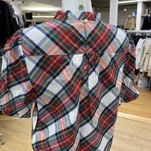 Load image into Gallery viewer, J Crew plaid top NWT M