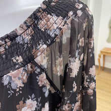 Load image into Gallery viewer, Dex floral mesh overlay dress L