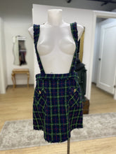 Load image into Gallery viewer, Zara tweed skirt w suspenders L