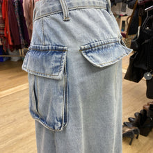 Load image into Gallery viewer, Monique denim maxi skirt NWT M