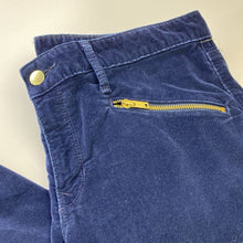 Load image into Gallery viewer, Gap zipper detail velvet skinny pants 33