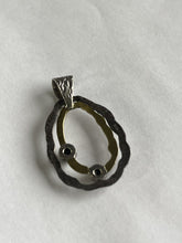 Load image into Gallery viewer, Sterling silver pendant with Lapis stones