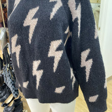 Load image into Gallery viewer, Z Supply lightning bolt print sweater M