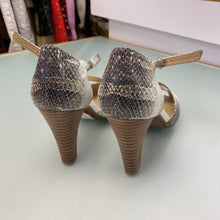 Load image into Gallery viewer, Geox snake print sandals 38