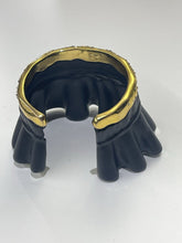 Load image into Gallery viewer, Alexis Bittar ruffle cuff bracelet (Missing Stones)