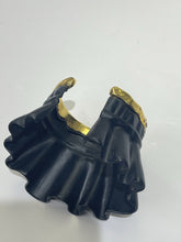 Load image into Gallery viewer, Alexis Bittar ruffle cuff bracelet (Missing Stones)