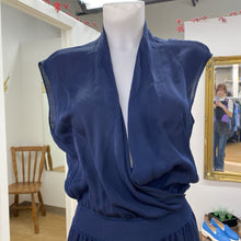 Load image into Gallery viewer, Theory lined silk jumpsuit M