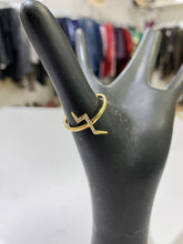Load image into Gallery viewer, Stella & Dot blingy lightning bolt adjustable ring