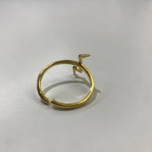 Load image into Gallery viewer, Stella & Dot blingy lightning bolt adjustable ring