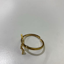 Load image into Gallery viewer, Stella & Dot blingy lightning bolt adjustable ring