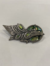 Load image into Gallery viewer, Green/Silver Pin