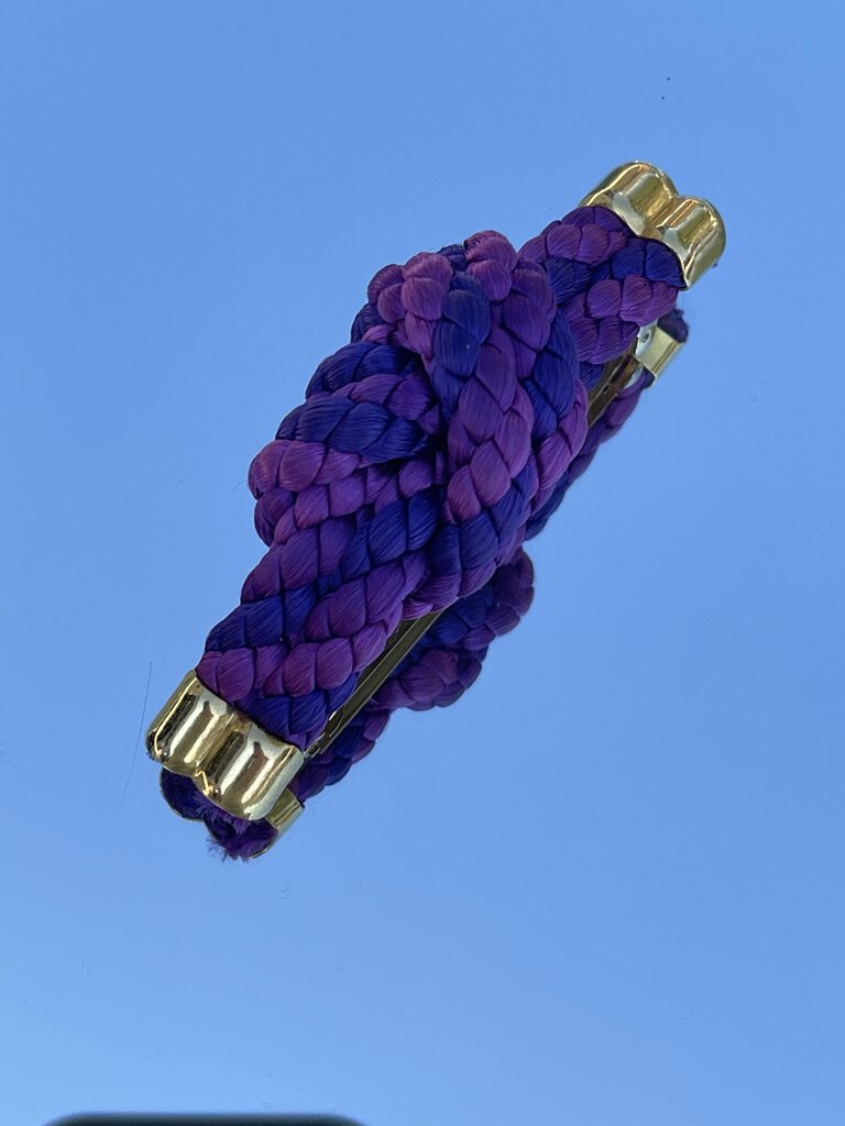 Braided Hair Clip Vintage Made in France