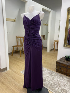White by Vera Wang ruched evening dress 4